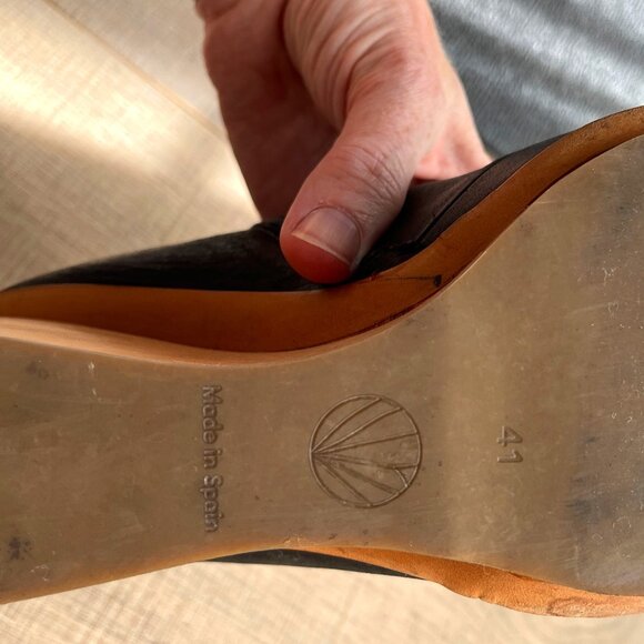 Coclico Wedge heel booties, sz 41 - Picture 3 of 5